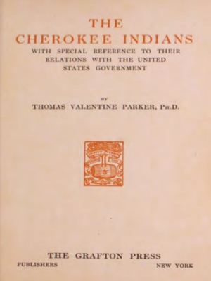 cover image of The Cherokee Indians